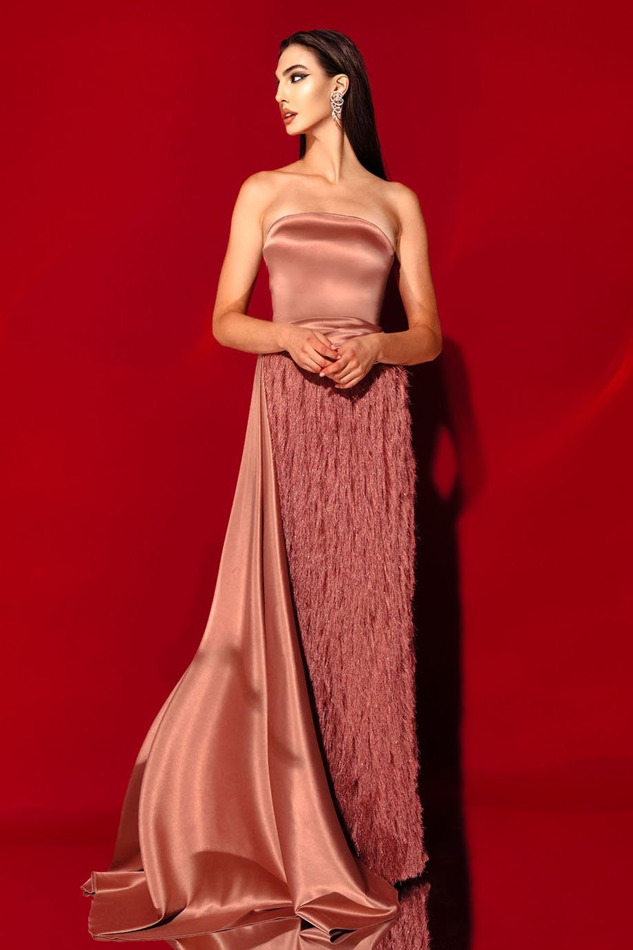 ERUSA DRESS - COPPER BLUSH