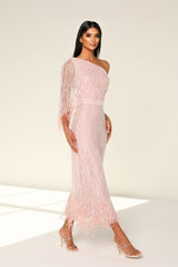 LARA DRESS - PASTEL PINK