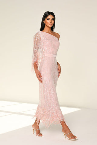 LARA DRESS - PASTEL PINK