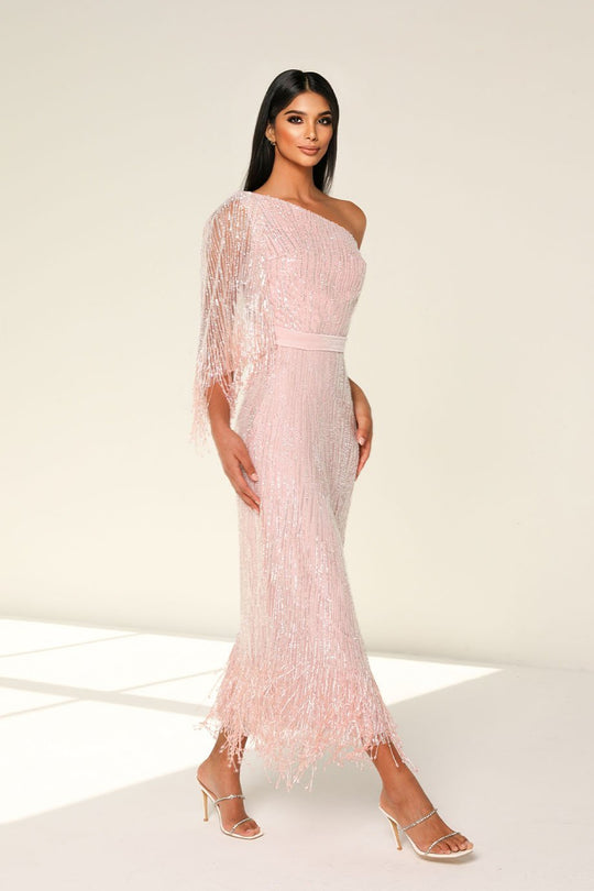 LARA DRESS - PASTEL PINK